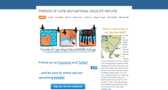 Desktop Screenshot of friendsofcapemaynationalwildliferefuge.org